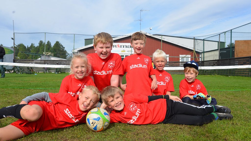 Bild på barn under MT-cup